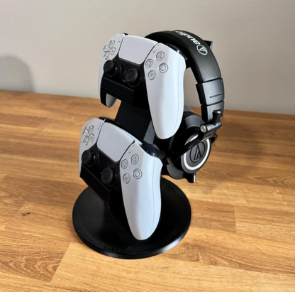 Suporte Multifuncional para Comandos PS5 e Headset – Organização Completa 🎮🎧