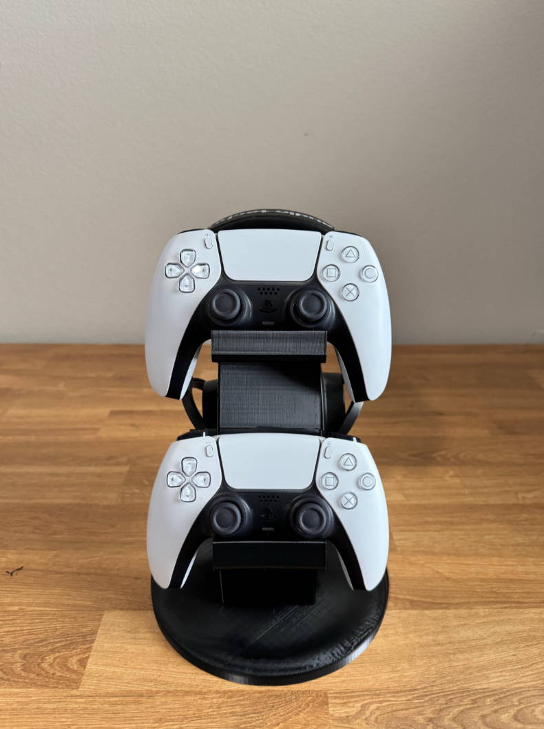 Suporte Multifuncional para Comandos PS5 e Headset – Organização Completa 🎮🎧