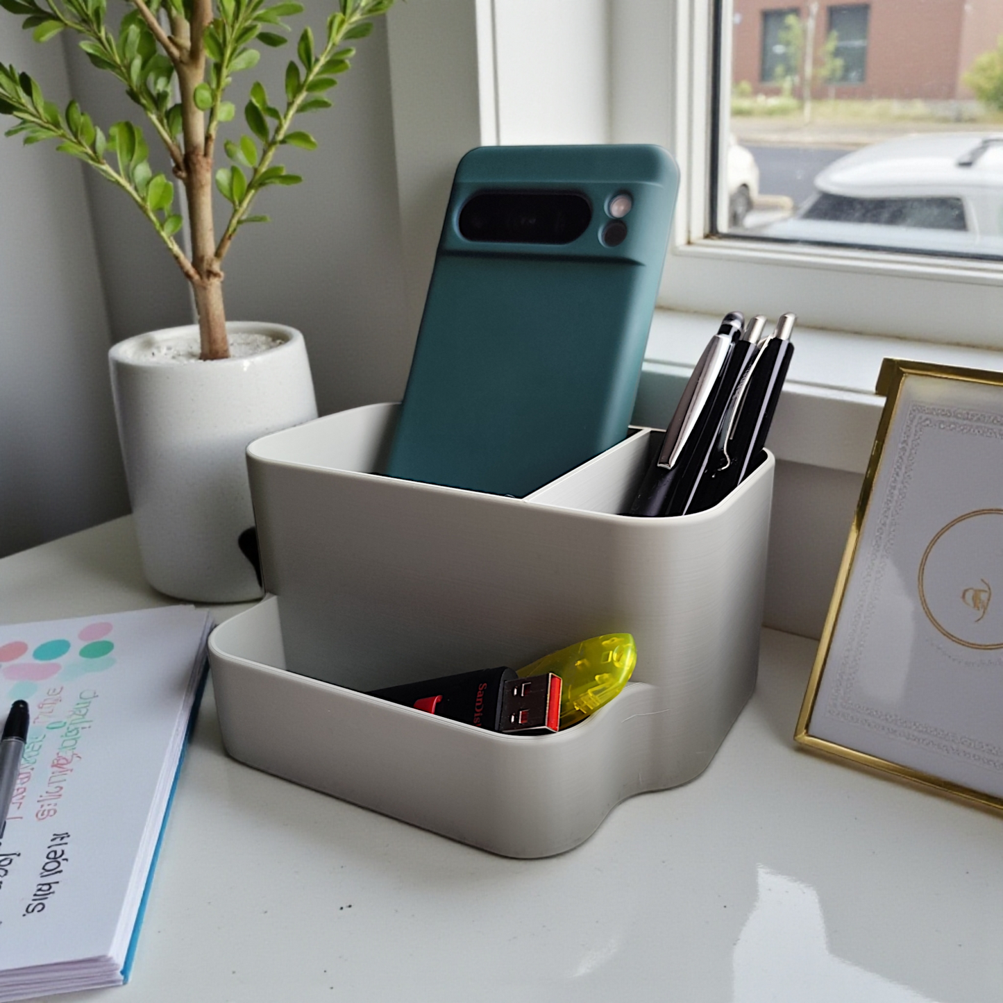 Organizador de Escritório Multifuncional – Prático, Moderno e Versátil 🗂️