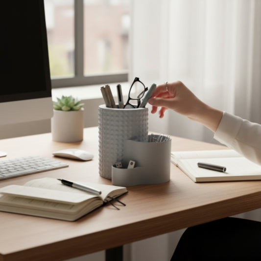 Organizador de Secretária Multifuncional – Design Moderno e Prático 🗂️