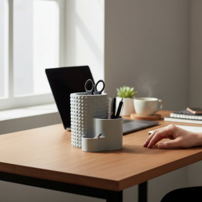 Organizador de Secretária Multifuncional – Design Moderno e Prático 🗂️