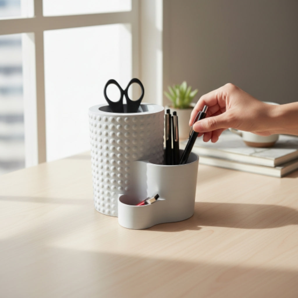 Organizador de Secretária Multifuncional – Design Moderno e Prático 🗂️