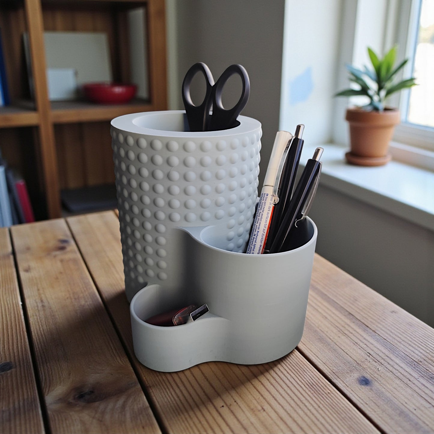 Organizador de Secretária Multifuncional – Design Moderno e Prático 🗂️