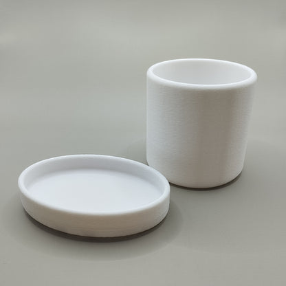 Conjunto de Casa de Banho – Saboneteira e Copo Minimalista 🧼