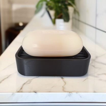 Saboneteira Moderna com Drenagem – Design Minimalista 🧼